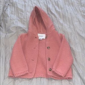 Pink Knitted Cardigan